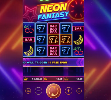 Neon Fantasy Slot Dunia Hiburan Digital